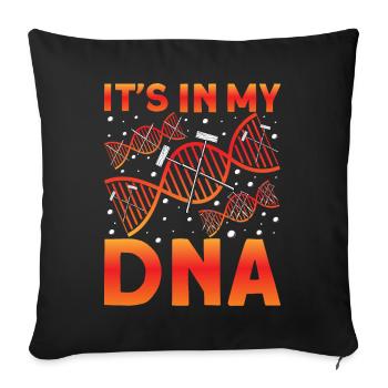 Croquet It's in my DNA - Sofa pillowcase 17,3'' x 17,3'' (45 x 45 cm) - black - Front