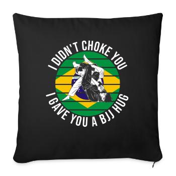 Martial Arts BJJ Brazilian Jiu Jitsu - Sofakissenbezug 45 x 45 cm - Schwarz - Vorne