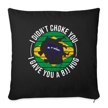 Martial Arts BJJ Brazilian Jiu Jitsu - Sofakissenbezug 45 x 45 cm - Schwarz - Vorne