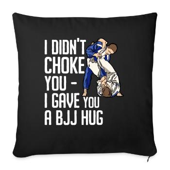 Martial Arts BJJ Brazilian Jiu Jitsu - Sofakissenbezug 45 x 45 cm - Schwarz - Vorne