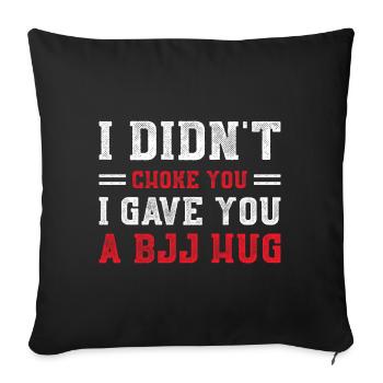 Martial Arts BJJ Brazilian Jiu Jitsu - Sofakissenbezug 45 x 45 cm - Schwarz - Vorne