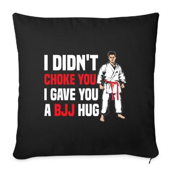 Martial Arts BJJ Brazilian Jiu Jitsu - Sofakissenbezug 45 x 45 cm - Schwarz - Vorne