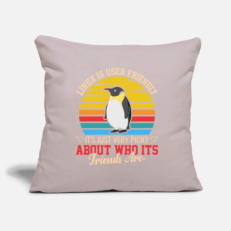 Linux ist benutzerfreundlich - Cloud Computing Sofakissenbezug 45 x 45 cm