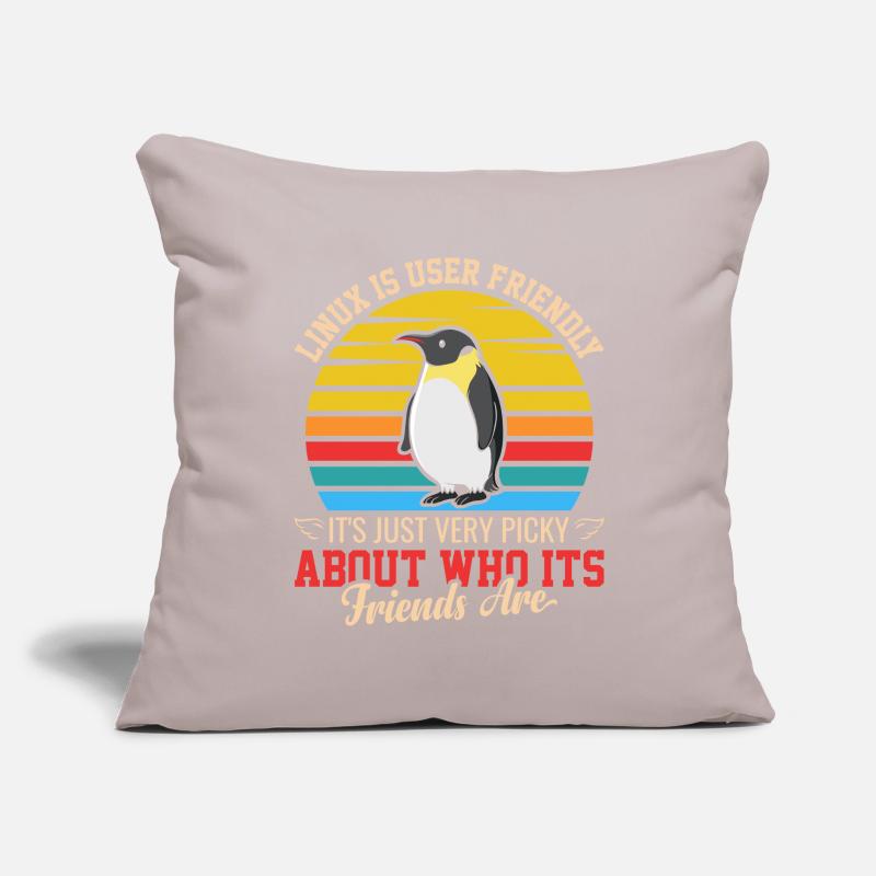 Linux ist benutzerfreundlich - Cloud Computing Sofakissenbezug 45 x 45 cm