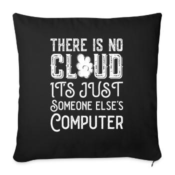 Cloud Computing Informatik Programmierung Dev - Sofakissenbezug 45 x 45 cm - Schwarz - Vorne
