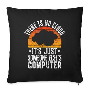 Cloud Computing Informatik Programmierung Dev - Sofakissenbezug 45 x 45 cm - Schwarz - Vorne
