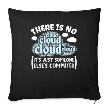 Cloud Computing Informatik Programmierung Dev - Sofakissenbezug 45 x 45 cm - Schwarz - Vorne