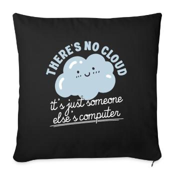 Cloud Computing Informatik Programmierung Dev - Sofakissenbezug 45 x 45 cm - Schwarz - Vorne