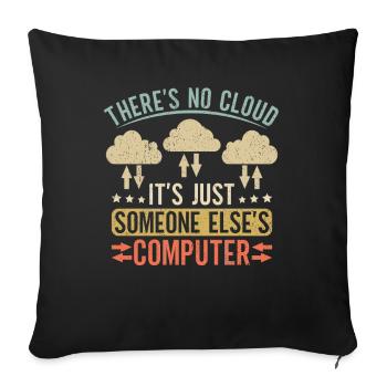 Cloud Computing Informatik Programmierung Dev - Sofakissenbezug 45 x 45 cm - Schwarz - Vorne