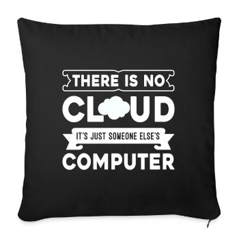Cloud Computing Informatik Programmierung Dev - Sofakissenbezug 45 x 45 cm - Schwarz - Vorne