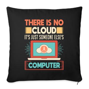 Cloud Computing Informatik Programmierung Dev - Sofakissenbezug 45 x 45 cm - Schwarz - Vorne
