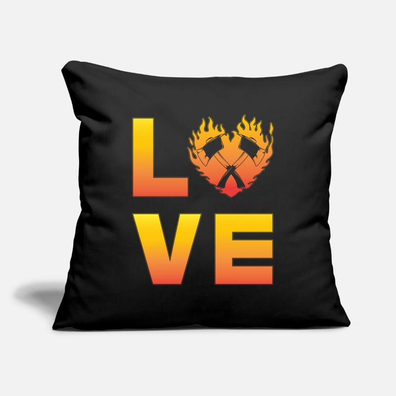 Lancer de hache Housse de coussin décorative 45 x 45 cm