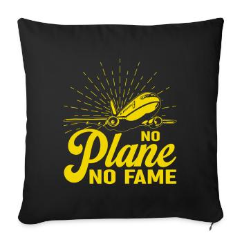 Capitaine de ligne - Housse de coussin décorative 45 x 45 cm - noir - Devant