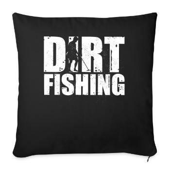 Beach Found, Metal Detector, Probe Walker - Sofa pillowcase 17,3'' x 17,3'' (45 x 45 cm) - black - Front