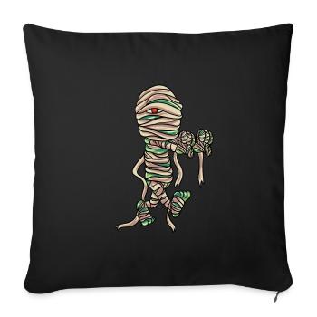 Groovy Mummy - Sofa pillowcase 17,3'' x 17,3'' (45 x 45 cm) - black - Front