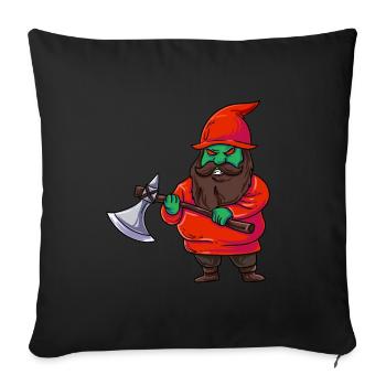 Noël du Père Noël - Housse de coussin décorative 45 x 45 cm - noir - Devant