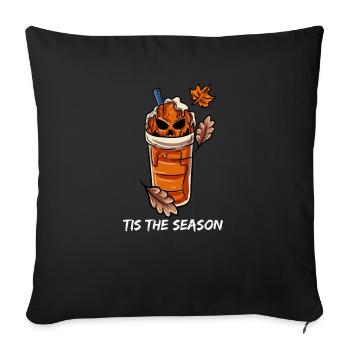 Scary Halloween - Sofa pillowcase 17,3'' x 17,3'' (45 x 45 cm) - black - Front