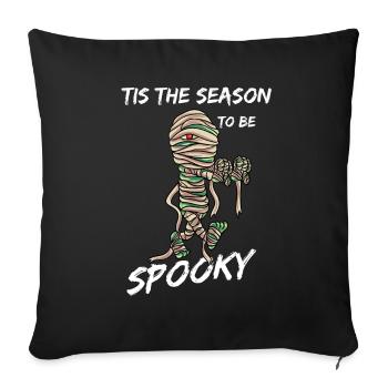 Maman Creepy - Housse de coussin décorative 45 x 45 cm - noir - Devant