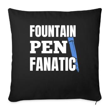 Stylo plume Fanatic Writing Instrument Stylo plume - Housse de coussin décorative 45 x 45 cm - noir - Devant