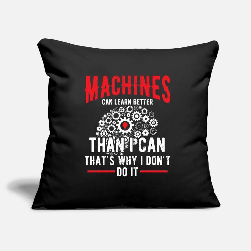 AI Machine Programming Robot Engineer Sofa pillowcase 17,3'' x 17,3'' (45 x 45 cm)