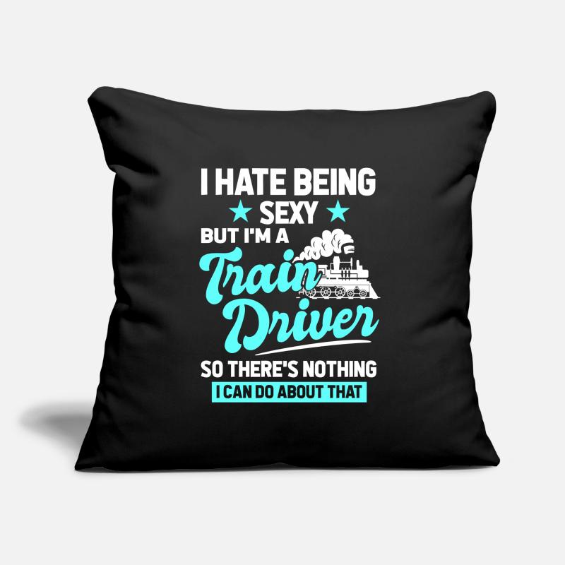 Operator Rail Trainspotting Drivers Sofa pillowcase 17,3'' x 17,3'' (45 x 45 cm)