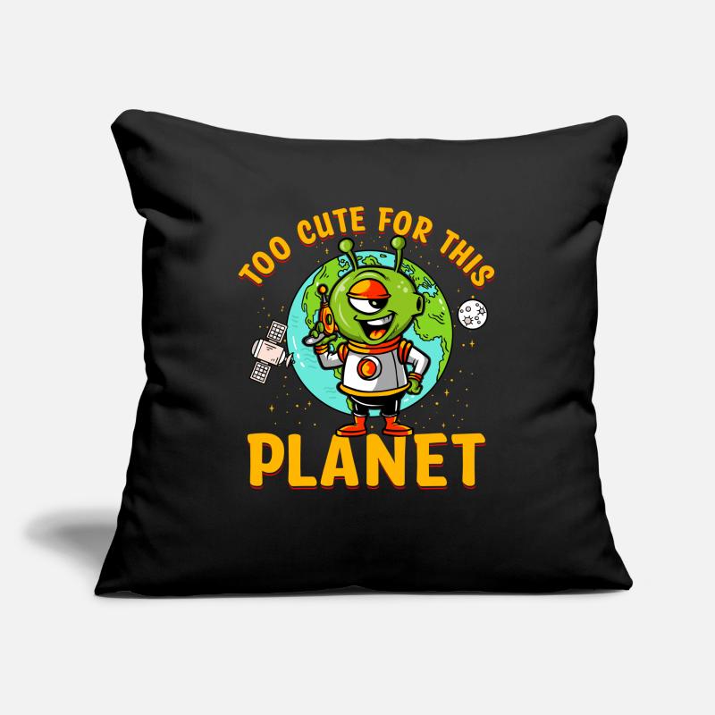 Too Cute for this Planet Sofakissenbezug 45 x 45 cm