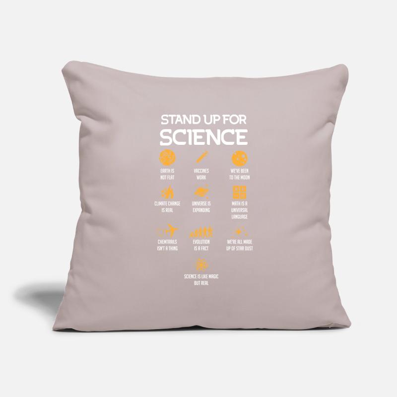 Stand up for science, science Sofa pillowcase 17,3'' x 17,3'' (45 x 45 cm)
