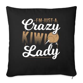 Bird Ornithologist New Zealand Bird Watching Rice - Sofa pillowcase 17,3'' x 17,3'' (45 x 45 cm) - black - Front