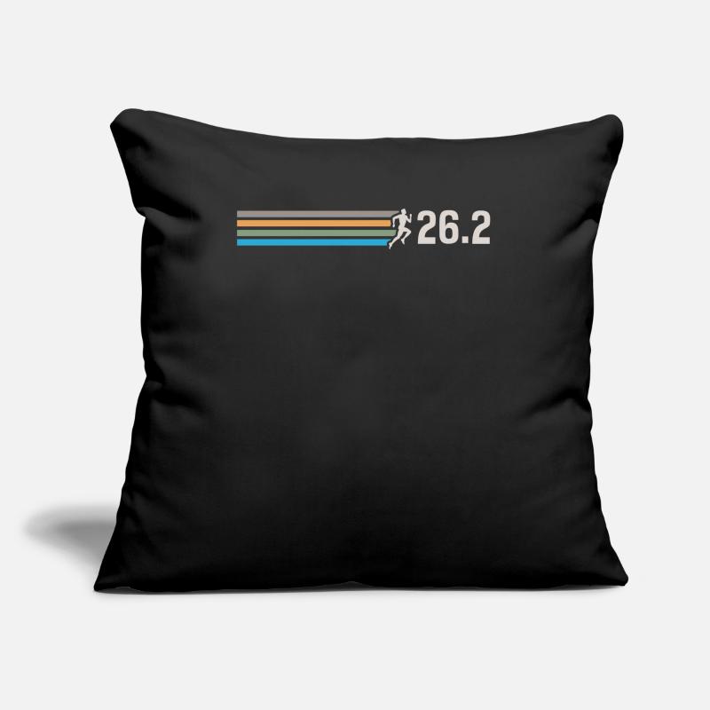 Half Marathon, Marathon, Runner Sofa pillowcase 17,3'' x 17,3'' (45 x 45 cm)
