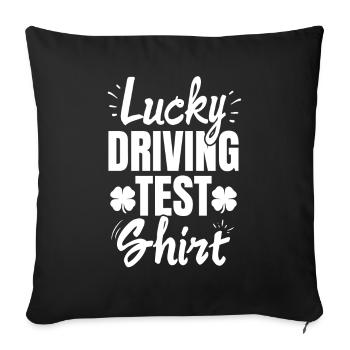 Examen de conduite - Examen de conduite Permis de conduire - Housse de coussin décorative 45 x 45 cm - noir - Devant