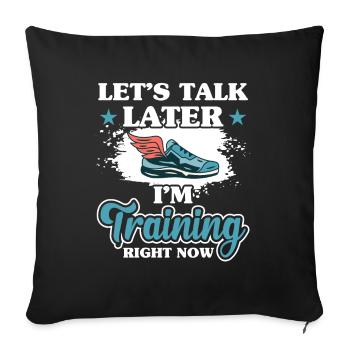 Marathon Battle Tournament Marathoner - Housse de coussin décorative 45 x 45 cm - noir - Devant