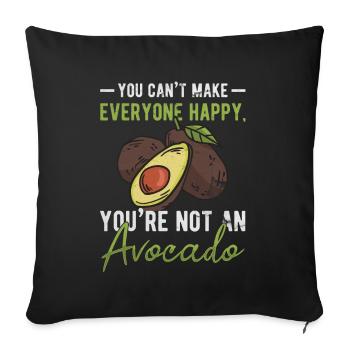 Guacamole Vegan Cinco De Mayo Mexican - Sofa pillowcase 17,3'' x 17,3'' (45 x 45 cm) - black - Front
