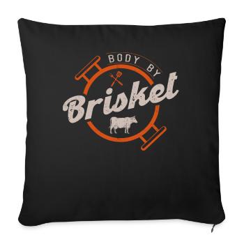 Smokoligist, BBQ, Grill, - Sofakissenbezug 45 x 45 cm - Schwarz - Vorne