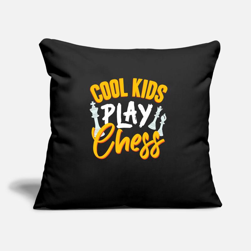 chess, chess player, chess quote Sofa pillowcase 17,3'' x 17,3'' (45 x 45 cm)