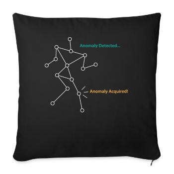 SLS Camera Ghost Hunt, Ghost Hunter - Sofa pillowcase 17,3'' x 17,3'' (45 x 45 cm) - black - Front