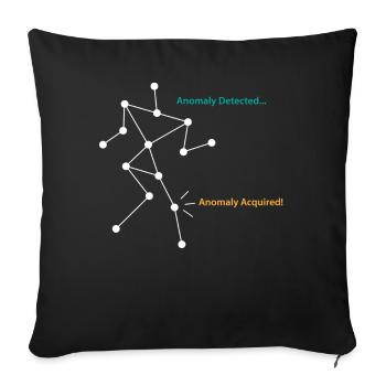 SLS Camera Ghost Hunt, Ghost Hunter - Sofa pillowcase 17,3'' x 17,3'' (45 x 45 cm) - black - Front
