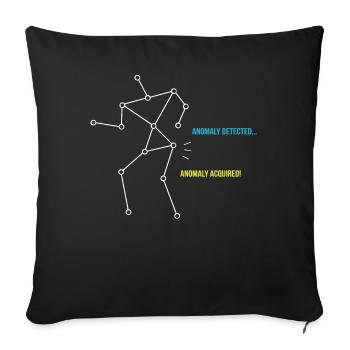 SLS Camera Ghost Hunt, Ghost Hunter - Sofa pillowcase 17,3'' x 17,3'' (45 x 45 cm) - black - Front