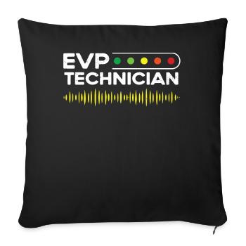 Technicien vice-président exécutif, Proposition de valeur de l’employeur - Housse de coussin décorative 45 x 45 cm - noir - Devant