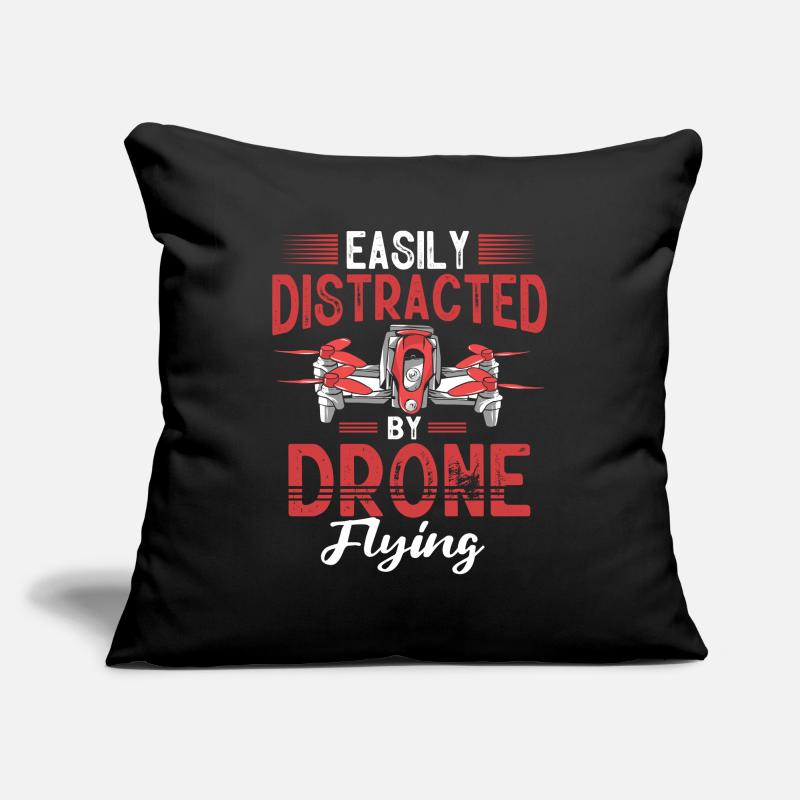 Drone flying, aerial drones, multicopters, drones Sofa pillowcase 17,3'' x 17,3'' (45 x 45 cm)