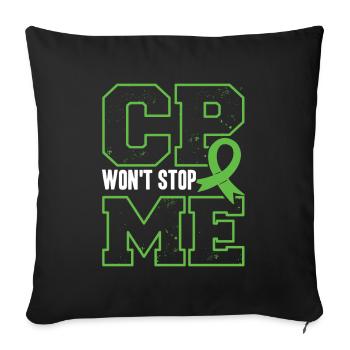 Hebral palsy, cerebral palsy consciousness - Sofa pillowcase 17,3'' x 17,3'' (45 x 45 cm) - black - Front