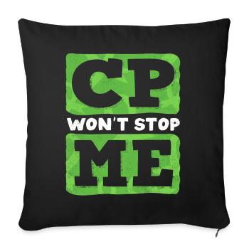 Hebral palsy, cerebral palsy consciousness - Sofa pillowcase 17,3'' x 17,3'' (45 x 45 cm) - black - Front