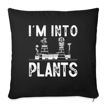 Ingénieur nucléaire, Sciences nucléaires, Science - Housse de coussin décorative 45 x 45 cm - noir - Devant