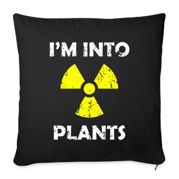 Ingénieur nucléaire, Sciences nucléaires, Science - Housse de coussin décorative 45 x 45 cm - noir - Devant