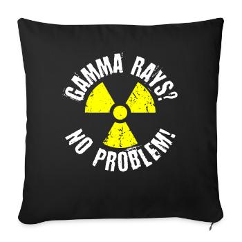 Ingénieur nucléaire, Sciences nucléaires, Science - Housse de coussin décorative 45 x 45 cm - noir - Devant