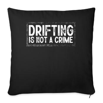 Drifts Drifting, Autodrift - Sofakissenbezug 45 x 45 cm - Schwarz - Vorne