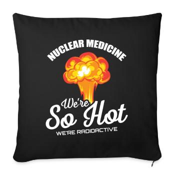 NUC Med Squad, Nuclear Medicine - Sofa pillowcase 17,3'' x 17,3'' (45 x 45 cm) - black - Front
