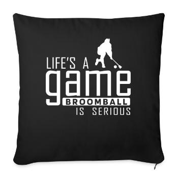 Broadway, Musical, Theatre nerd - Sofa pillowcase 17,3'' x 17,3'' (45 x 45 cm) - black - Front