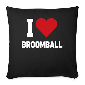Broadway, Musical, Theatre nerd - Sofa pillowcase 17,3'' x 17,3'' (45 x 45 cm) - black - Front