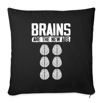 Neuroscience, Neuroscientist - Sofa pillowcase 17,3'' x 17,3'' (45 x 45 cm) - black - Front