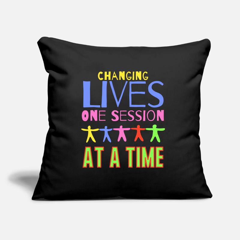 Changing Lives One Session At A Time Sofa pillowcase 17,3'' x 17,3'' (45 x 45 cm)